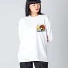 終わらない夢🌈の炎🔥を吐くドラゴン🐉 Big Long Sleeve T-Shirt