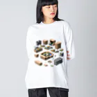 CHOCOLATEAの自然との共存 Big Long Sleeve T-Shirt