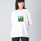 kinkin s SHOPのわらび ビッグシルエットロングスリーブTシャツ