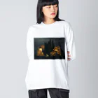 世界美術商店の死の島(第1ヴァージョン) / Isle of the Dead (1st version)) Big Long Sleeve T-Shirt