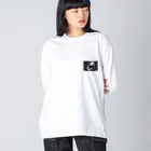 ZZRR12のかっこいい白狐 Big Long Sleeve T-Shirt