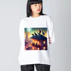 animalsの都会で共存する野生生物 Big Long Sleeve T-Shirt