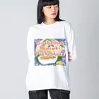 全国ご当地名産good+Sの【茨城県】ご当地名産デザイングッズ Big Long Sleeve T-Shirt