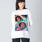 tomityomiの幻想的な風景に二人 Big Long Sleeve T-Shirt