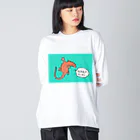 みぞぐちともやのクレス ビッグシルエットロングスリーブTシャツ