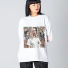 SHITOの夢を追い求めている女性 Big Long Sleeve T-Shirt