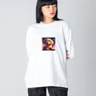 弥平次_三代目の可愛いワンワン Big Long Sleeve T-Shirt