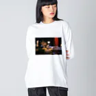 ﾏﾖｺｰﾝのどこかの夜道 Big Long Sleeve T-Shirt