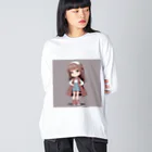 poteto_7のふんふんちゃんです|•'-'•)و✧ Big Long Sleeve T-Shirt