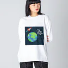 あいいろのキュートな宇宙飛行士 Big Long Sleeve T-Shirt