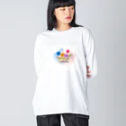 Gaia BellydancersのOlivia-平和- Big Long Sleeve T-Shirt