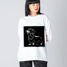 calcium369のダックスフンド Big Long Sleeve T-Shirt