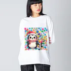 MistyStarkのペンギン犬 Big Long Sleeve T-Shirt