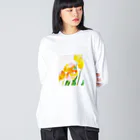 REIKOMAKINOの春の気持ち Big Long Sleeve T-Shirt