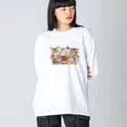 猫のきぬくんのお店のハウルくん一家　クリスマスツアー Big Long Sleeve T-Shirt