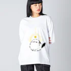 ぴよ手帖 | シマエナガ雑貨の星に願いをシマエナガ＠ぴよ手帖 | シマエナガ雑貨 Big Long Sleeve T-Shirt