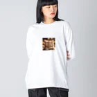 Nekonan ItemsのSunbeam Dreamer ビッグシルエットロングスリーブTシャツ