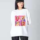 chez.akaのネオン ビッグシルエットロングスリーブTシャツ