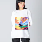 retrogameのretrogame ビッグシルエットロングスリーブTシャツ