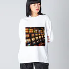 おしゃれなグッズ集の当たりそうなスロット Big Long Sleeve T-Shirt