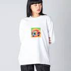 nekobu0323のポップな車 Big Long Sleeve T-Shirt