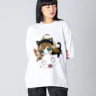 HisotanのTシャツ パーカー Big Long Sleeve T-Shirt