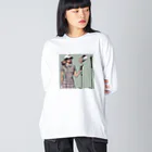 BIRDIE_GIRLのおしゃれゴルフ ビッグシルエットロングスリーブTシャツ