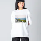 イエローの乗鞍2 Big Long Sleeve T-Shirt