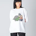 あたいのジムニーのあたいと恐竜たち Big Long Sleeve T-Shirt