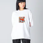 カズの「海の宴」 Big Long Sleeve T-Shirt