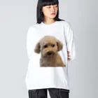 hijikiikijihの複雑な犬うめちゃん ビッグシルエットロングスリーブTシャツ