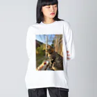 たまーけっとの元野良猫たまちゃん Big Long Sleeve T-Shirt