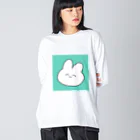 いぬビンゴのにっこりナツイちゃん ビッグシルエットロングスリーブTシャツ