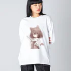 yudu910のネコ耳弓道部 Big Long Sleeve T-Shirt