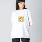 _euphoria_のエッグサラダ ビッグシルエットロングスリーブTシャツ