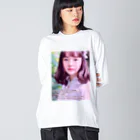 ザリックのSUZURIのかわい子ちゃん＃1 Big Long Sleeve T-Shirt