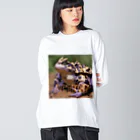 magodooのツノツノガエル Big Long Sleeve T-Shirt