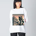 こまイヌ屋たちの小田原城ロボ Big Long Sleeve T-Shirt