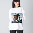 こまイヌ屋たちの出雲大社ロボ Big Long Sleeve T-Shirt