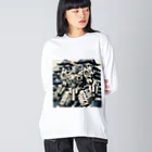 こまイヌ屋たちの犬山城ロボ Big Long Sleeve T-Shirt