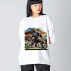 こまイヌ屋たちの十二神将バサラロボ Big Long Sleeve T-Shirt