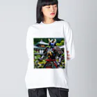 こまイヌ屋たちの十二神将カンテラロボ Big Long Sleeve T-Shirt