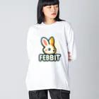 AIdependerのフェビット　FEBBIT ビッグシルエットロングスリーブTシャツ