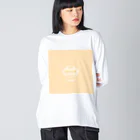 PALE_LAILE_13のDONABE (beige) ビッグシルエットロングスリーブTシャツ