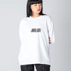 おもしろいTシャツ屋さんのJIROLIAN Jirolian ジロリアン ラーメン 二郎 Big Long Sleeve T-Shirt