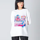 キカガクガールのキカガクガール詰め合わせ Big Long Sleeve T-Shirt