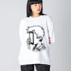 ミニマルコのお店のスマホしかみれない Big Long Sleeve T-Shirt