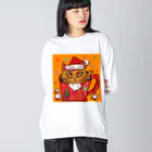 MAのクリスマスにゃんこ Big Long Sleeve T-Shirt