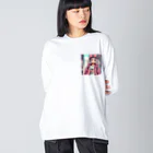 and-AのDJキラリ ビッグシルエットロングスリーブTシャツ