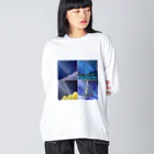 KEIKO's art factoryの「四季と星」の4部作 Big Long Sleeve T-Shirt